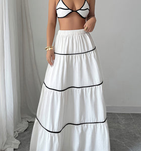 Strappy Two-Piece Skirt Set