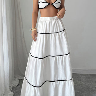 Strappy Two-Piece Skirt Set