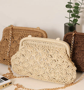 Stylish Woven Chain Shoulder Bag