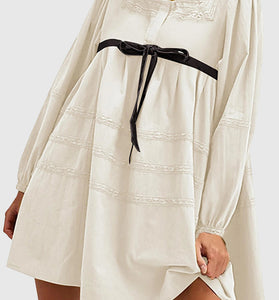 Elegant Ribbon Casual Dress