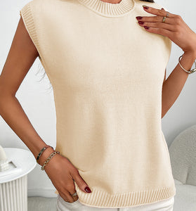 Casual Sleeveless Sweater Vest
