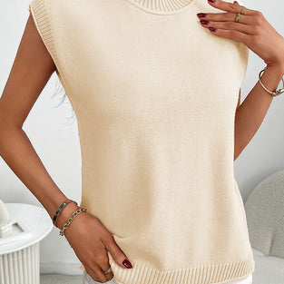 Casual Sleeveless Sweater Vest