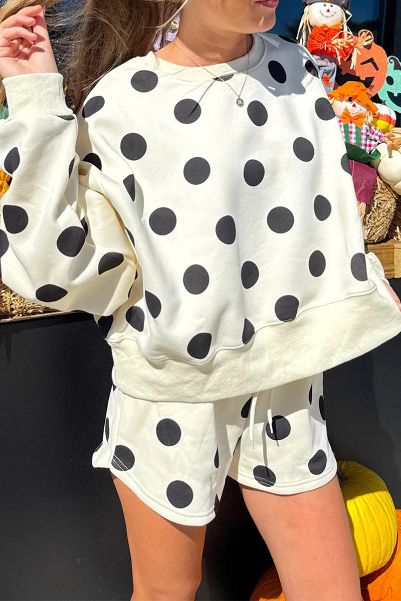 Polka Dot Cozy Loungewear Set