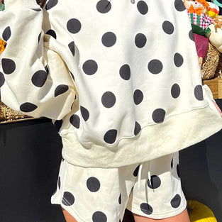 Polka Dot Cozy Loungewear Set