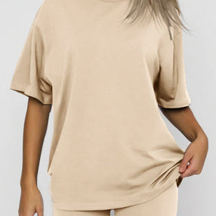 Oversized Tee and Biker Shorts Set