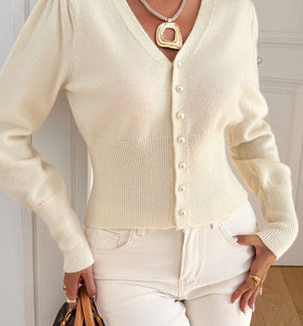 Elegant Button-Up Cardigan
