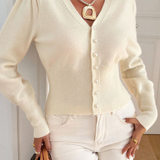 Elegant Button-Up Cardigan