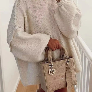 Cozy Turtleneck Knit Sweater
