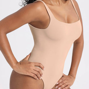 Square Neck Sleeveless Bodysuit