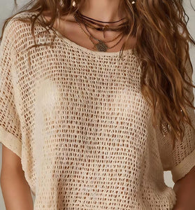 Crochet Knit Blouse