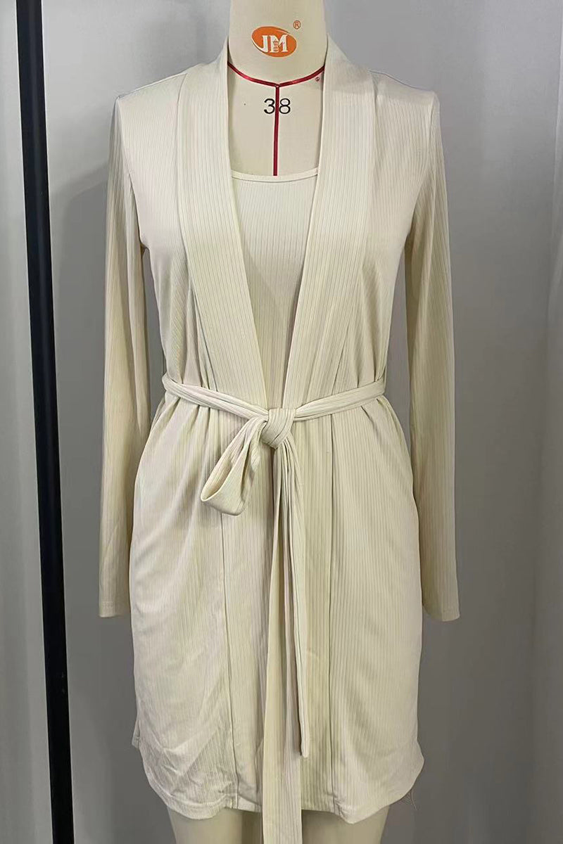 Cozy Sleeveless Loungewear Set with Cardigan