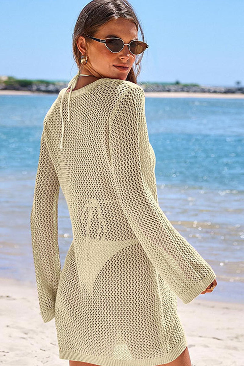 Open-Knit Ring Accent Cover-Up