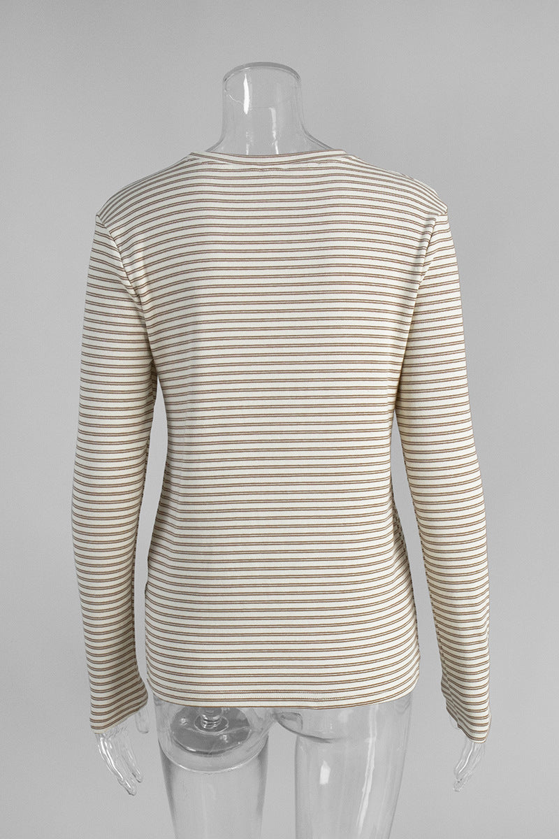 Striped Long Sleeve T-Shirt