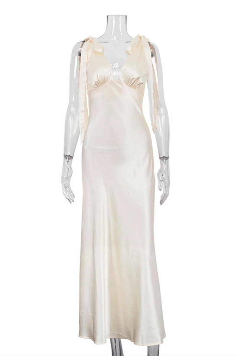 Elegant Sleeveless Maxi Dress