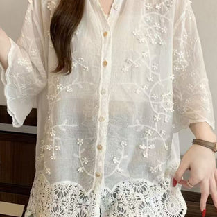 Elegant Floral Blouse