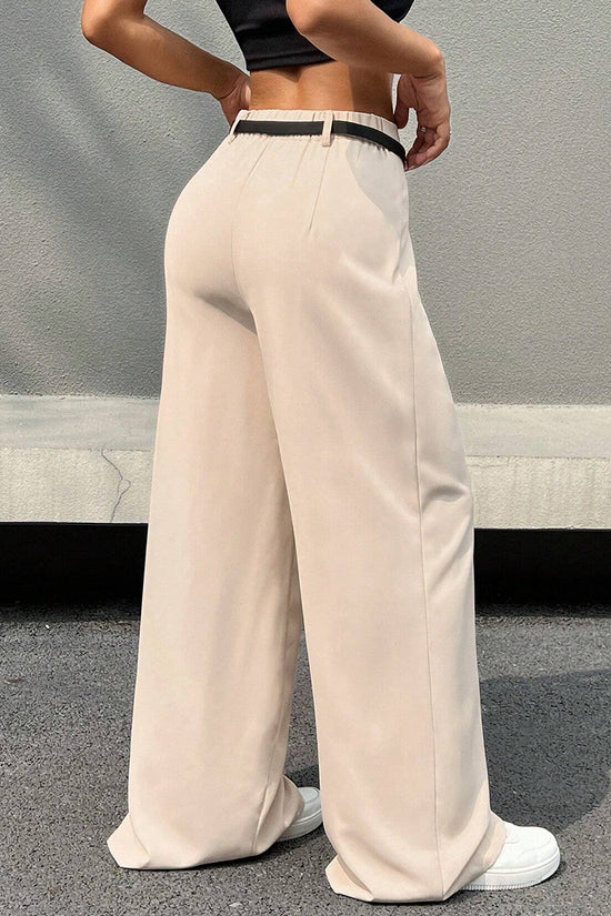 Wide-Leg Casual Pants