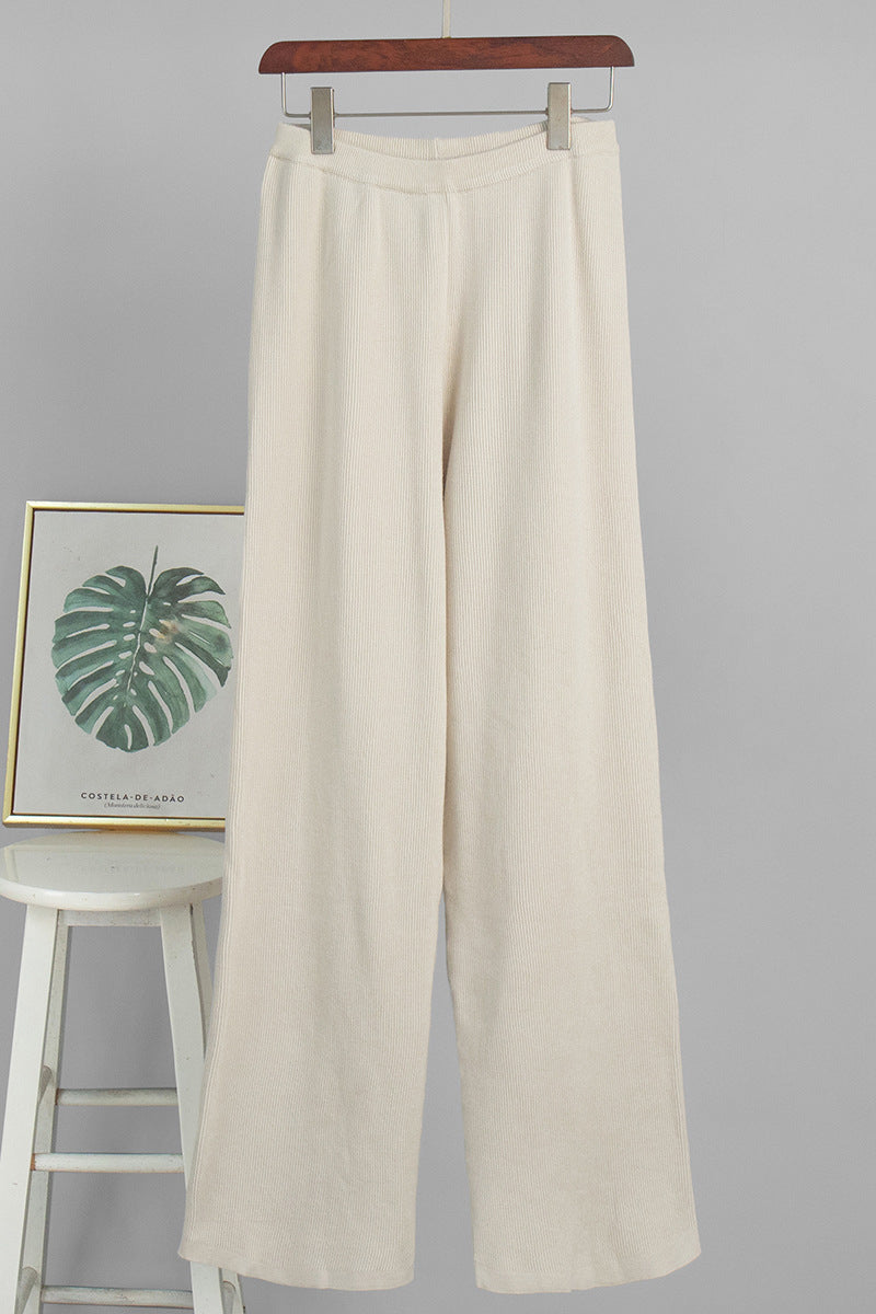 Cozy Chic Zip-Up Pants Set