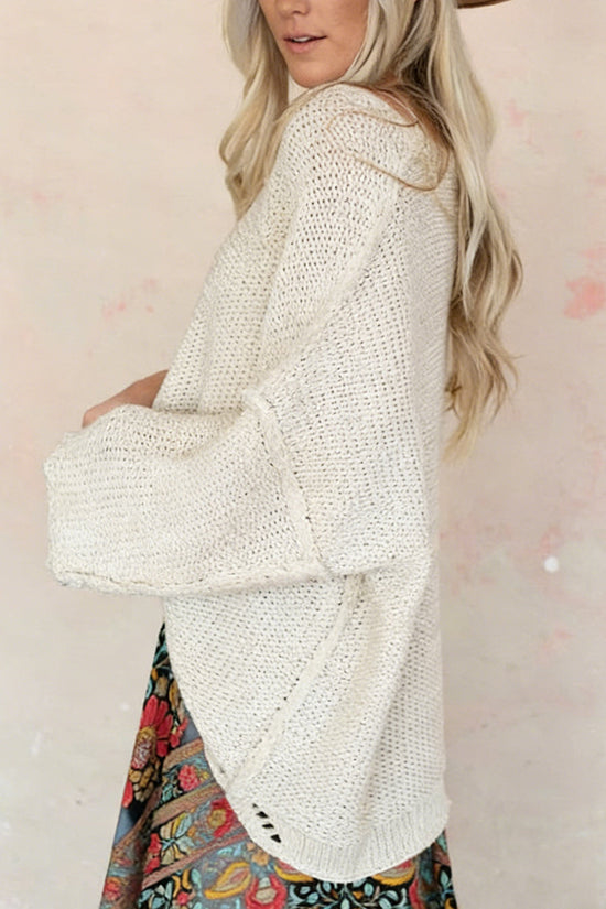 Casual Loose Knit Sweater