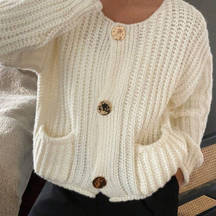 Knit Button-Up Cardigan