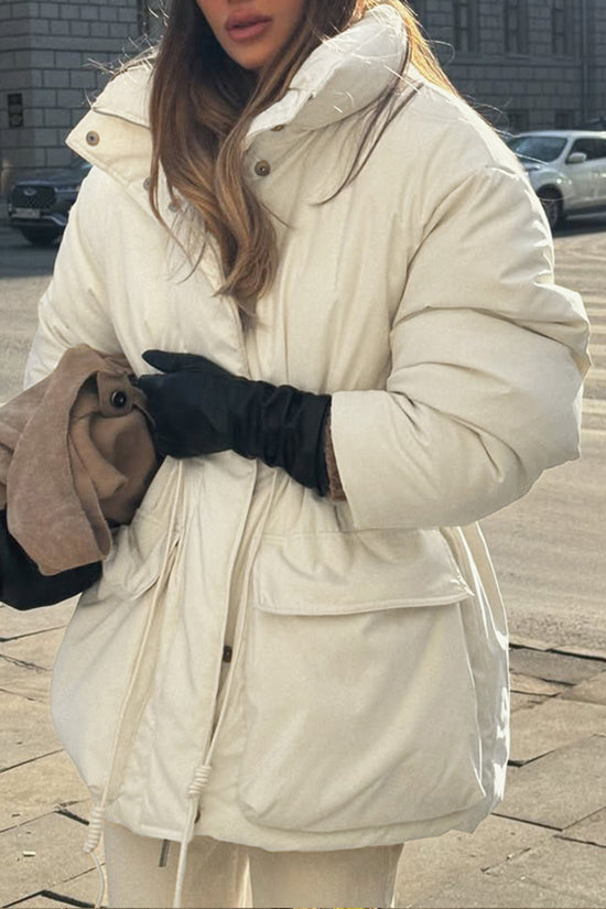 Classic High-Neck Padded Coat