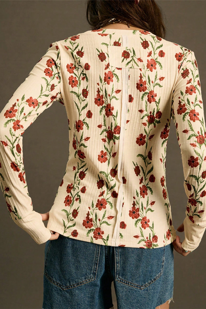 Floral Long Sleeve T-Shirt