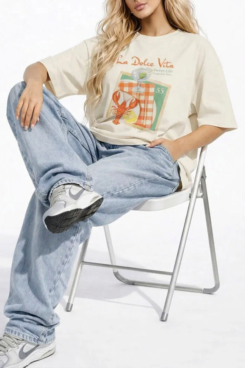 Graphic Print Relaxed Fit T-Shirt