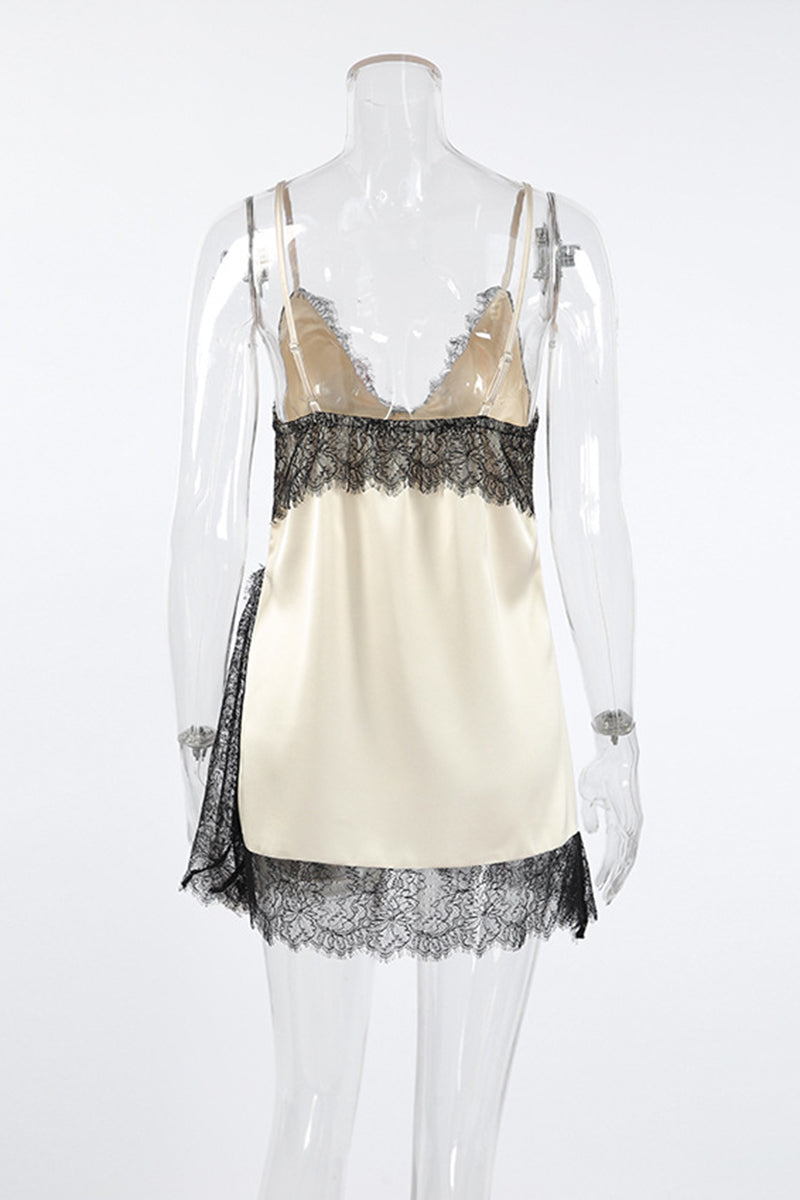 Lace Trim Sleeveless Camisole Top