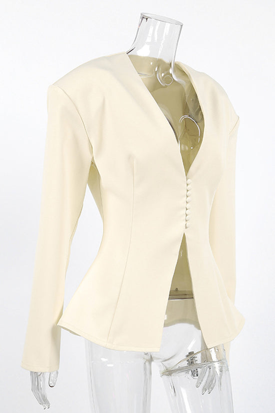 Chic Button-Up Blazer
