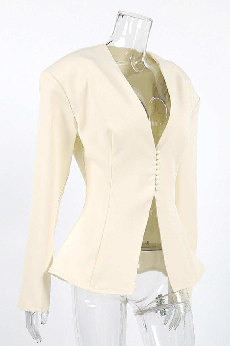 Chic Button-Up Blazer