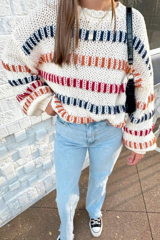Striped Casual Sweater