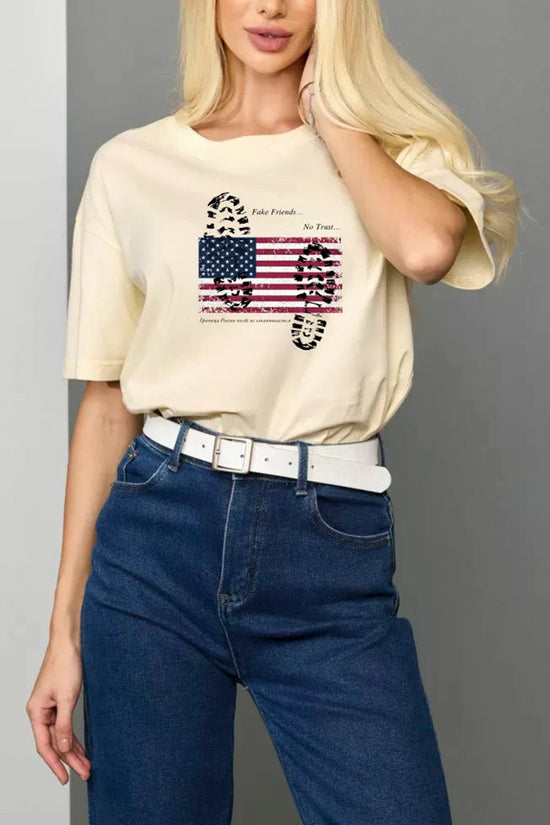Graphic Statement Loose T-Shirt