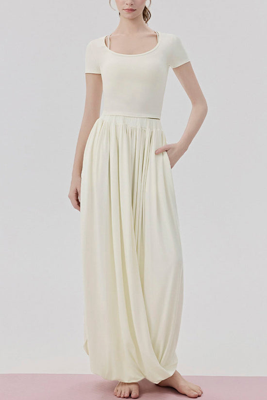 Elegant Flowing Casual Pants