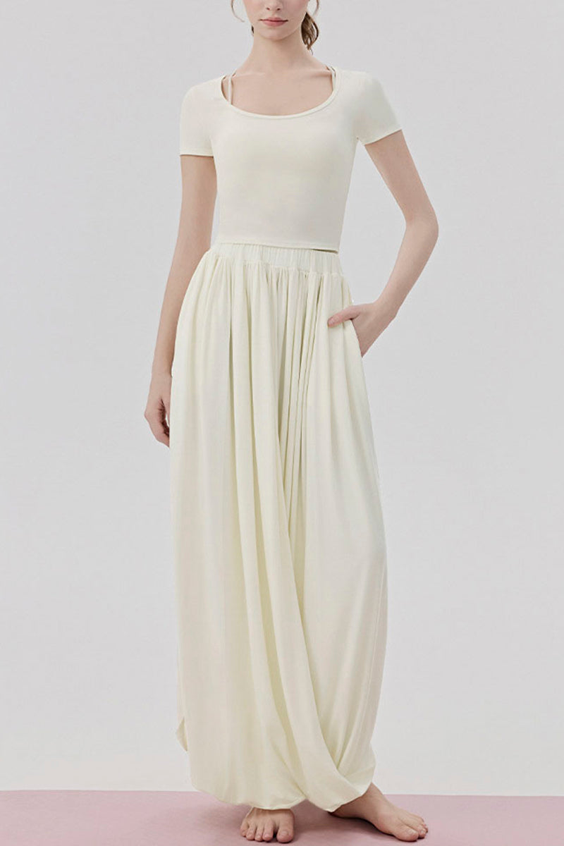Elegant Flowing Casual Pants