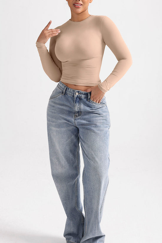 Long Sleeve Fitted T-Shirt