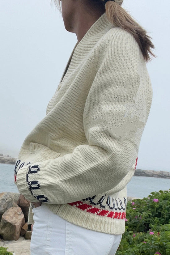 Lobster Button-Front Cardigan