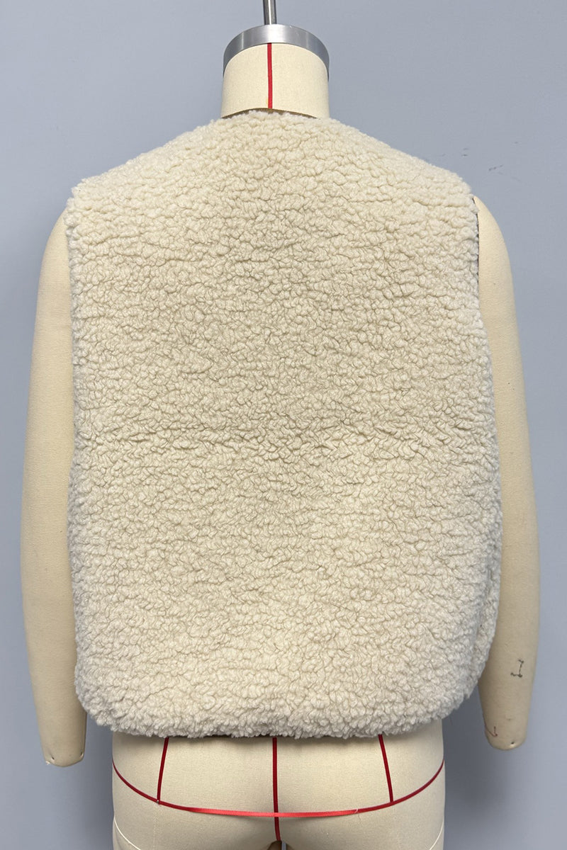 Textured Sleeveless Tie Vest