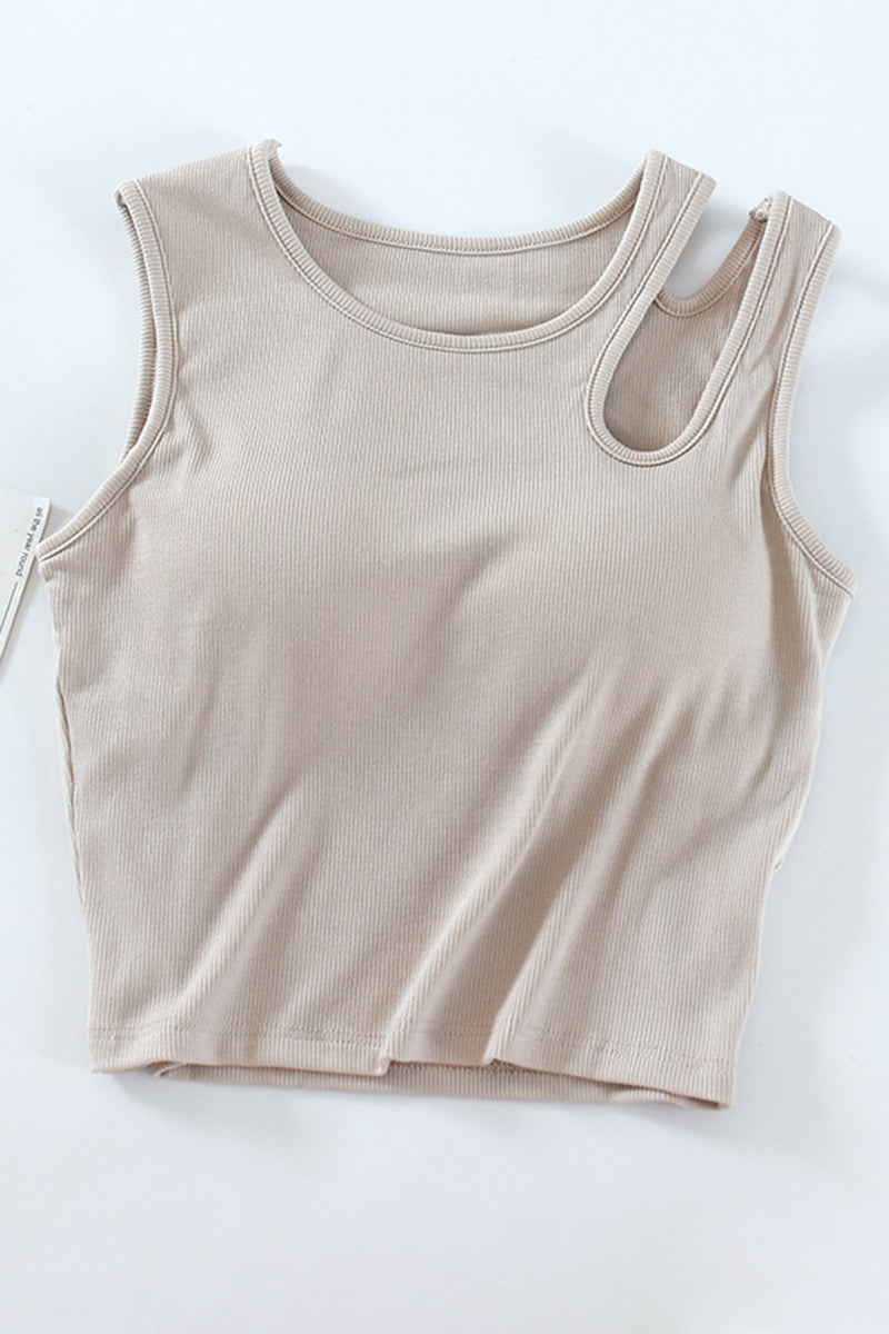 Chic Sleeveless Bodycon Tank Top