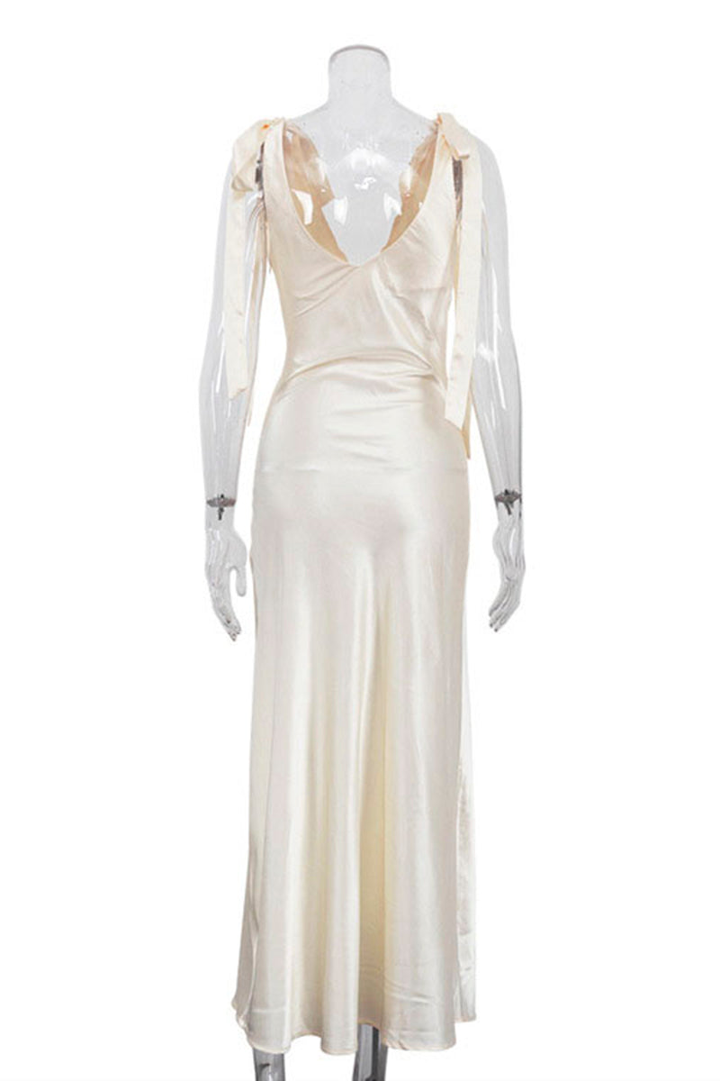Elegant Sleeveless Maxi Dress