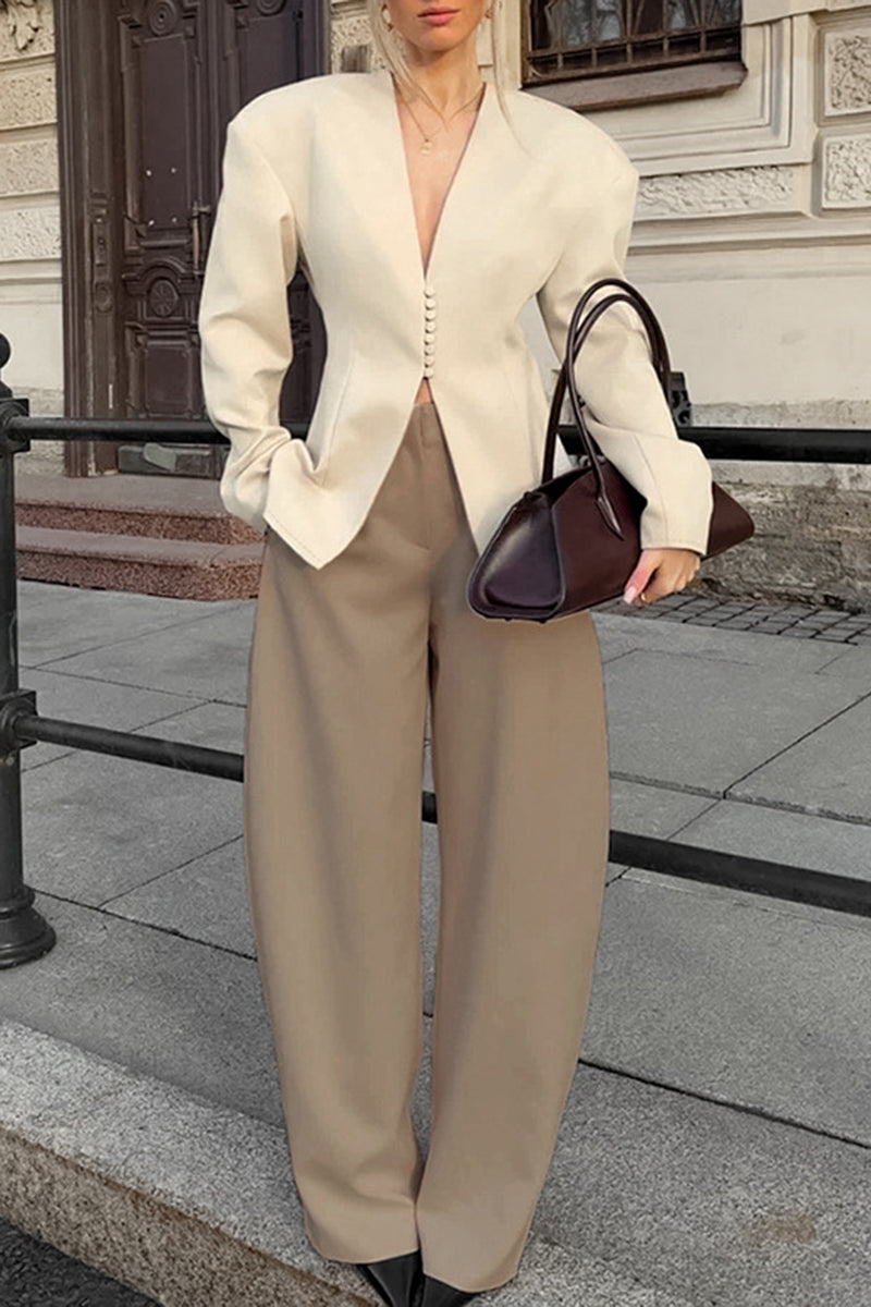 Chic Button-Up Blazer