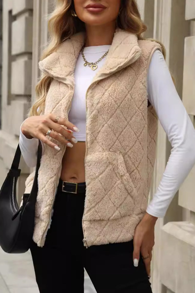 Cozy Quilted Zip-Up Vest