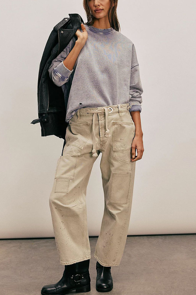 Urban Chic Straight-Legged Denim Pants