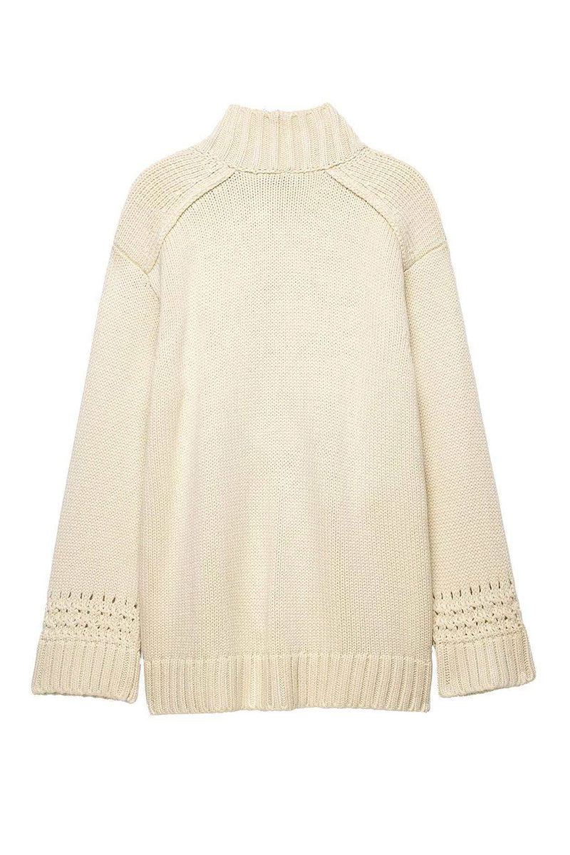 Elegant Knit Wrap Cardigan