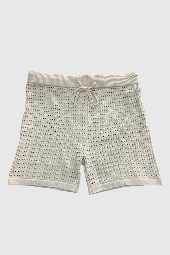 Chic Knit Two-Piece Shorts Set