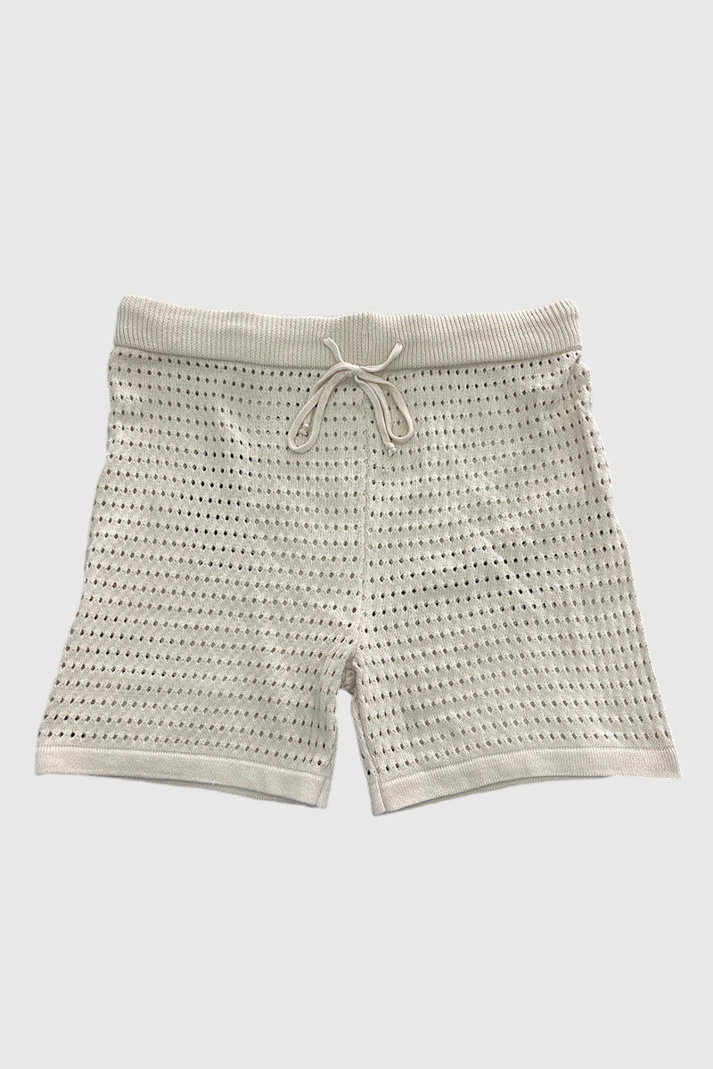 Chic Knit Two-Piece Shorts Set