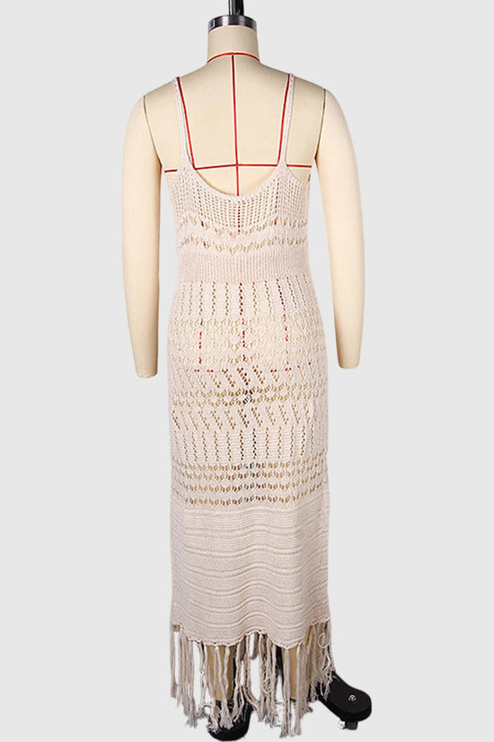 Elegant Crochet Cover-Up Dress