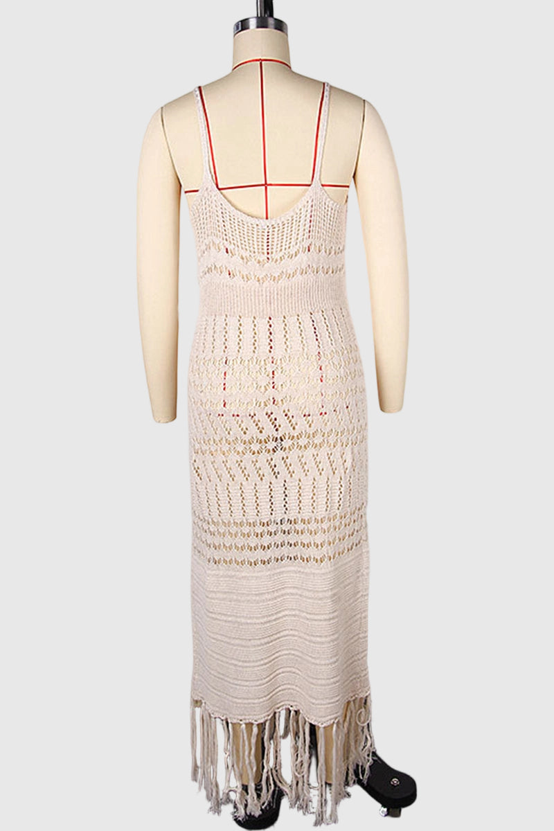 Elegant Crochet Cover-Up Dress