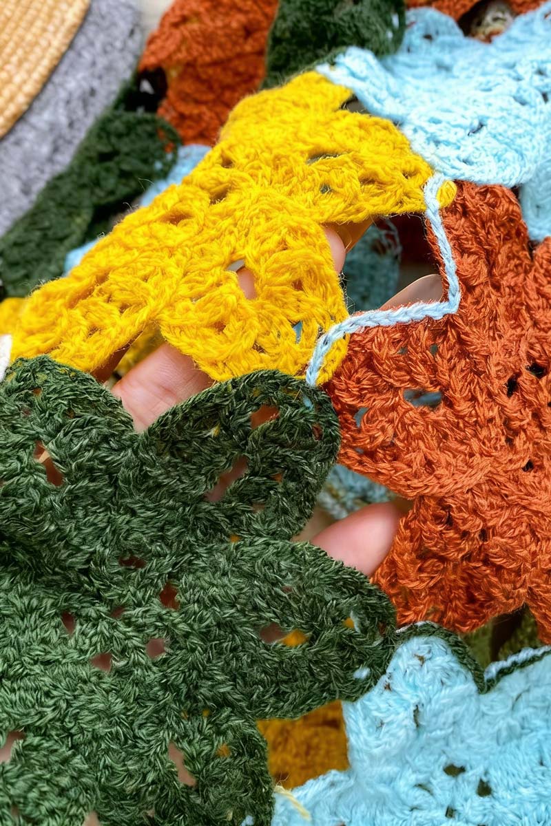 Floral Crochet Buttoned Cardigan