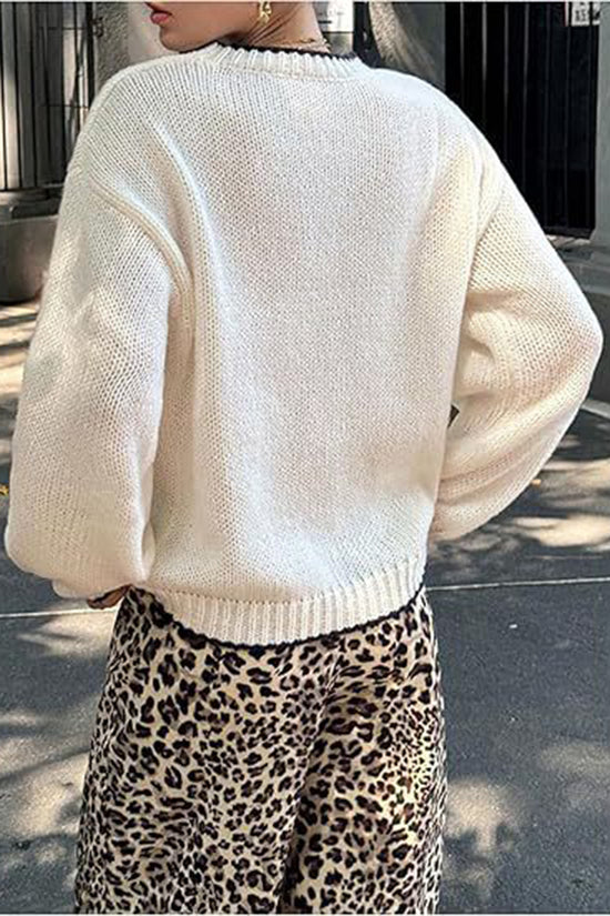 Lobster Graphic Oversized Sweater