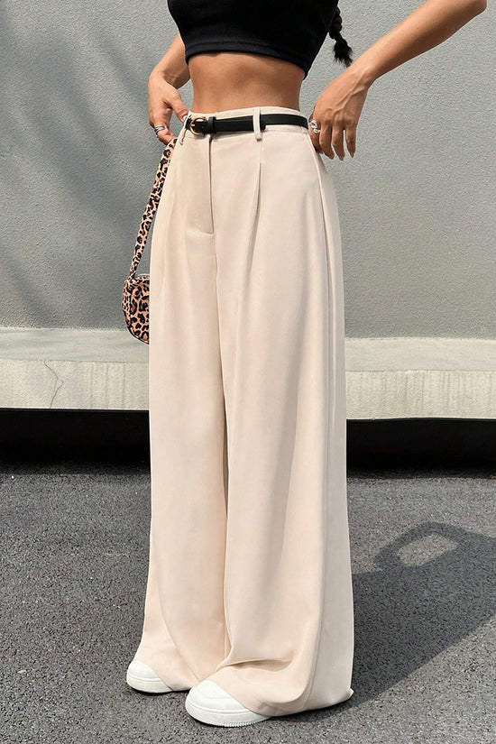 Wide-Leg Casual Pants