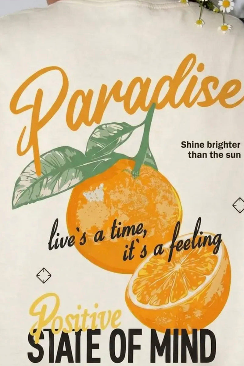 Graphic Citrus Paradise T-Shirt